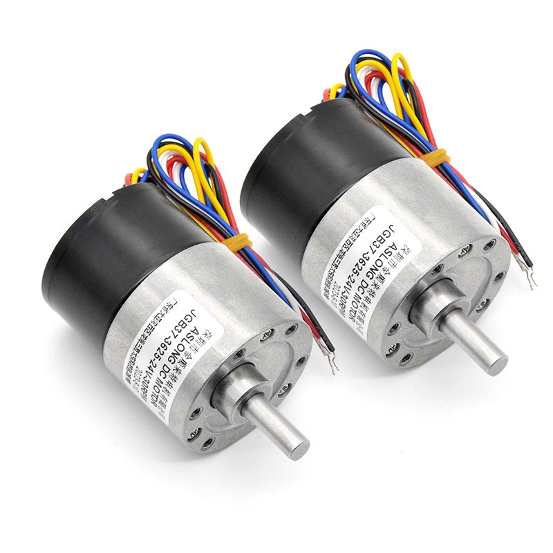 ASLONG DC Motor Brushless JGB V 7-960RPM 37mm 3625 DC Gear Motor High Torque Low Speed Brus