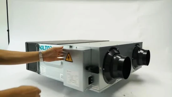 500 CMH Fresh Air Energy Recovery Ventilation System with In