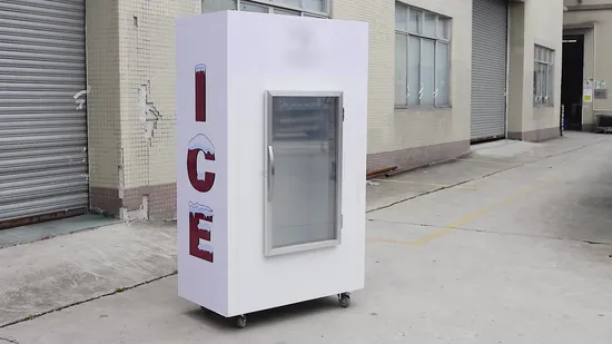 Single Glass Door Bagged Ice Merchandisers Indoor Use Ice Storage Bin Freezers - Congelador De Almac