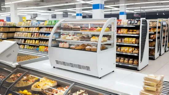 Derich Refrigeration Equipment Glass Door Commercial Showcase Cake Display - Display and Refrigerato